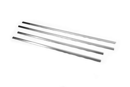 Lower window trim stainless steel (4 pcs) for Chevrolet Aveo T250 2005-2011 - image 6