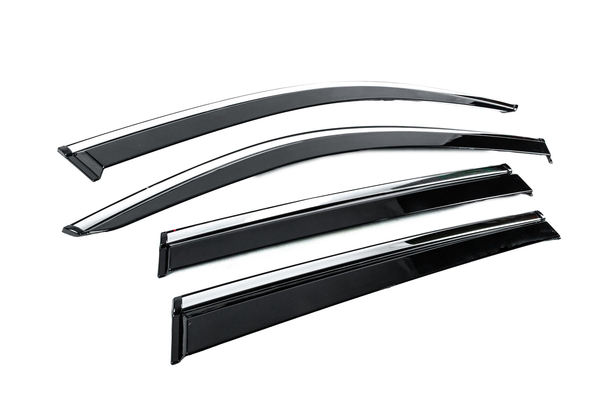 Window Deflectors with Chrome Trim Niken Luxury (4 pcs) for BMW X3 G01 2018- - image 3