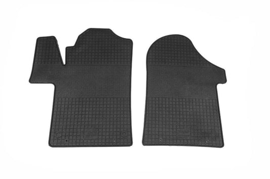 Rubber mats (2 pieces, Polytep) for Mercedes Vito / V-class W447 2014↗ year - Reelken Auto