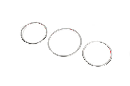 Speedometer Trim Covers (3 pcs, Stainless Steel) for Renault Megane IV 2016-2025 - image 2