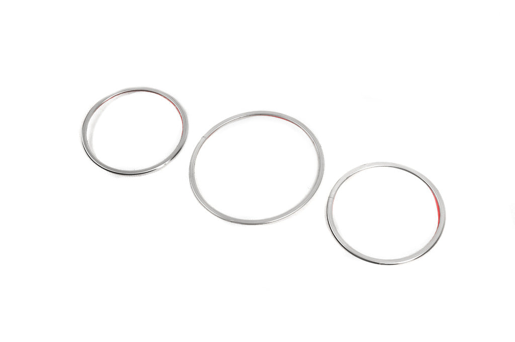 Speedometer Trim Covers (3 pcs, Stainless Steel) for Renault Megane IV 2016-2025 - image 2