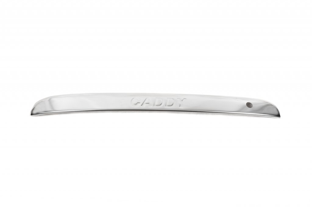 Overlay above the number (2 doors, stainless steel) for Volkswagen Caddy 2015-2020 - image 4