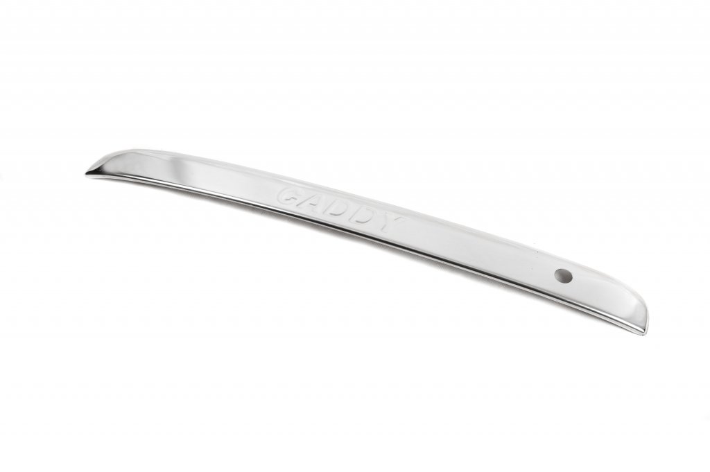 Overlay above the number (2 doors, stainless steel) for Volkswagen Caddy 2015-2020 - image 6