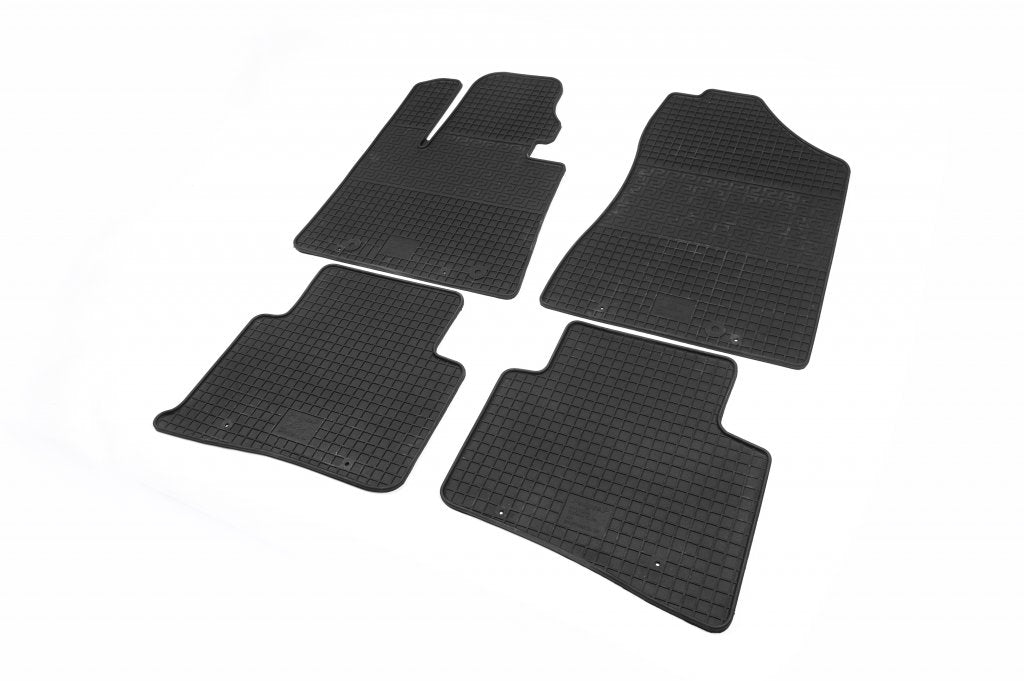 Rubber Floor Mats (4 pcs, Polytep) for Hyundai Tucson TL 2016-2021 - image 1