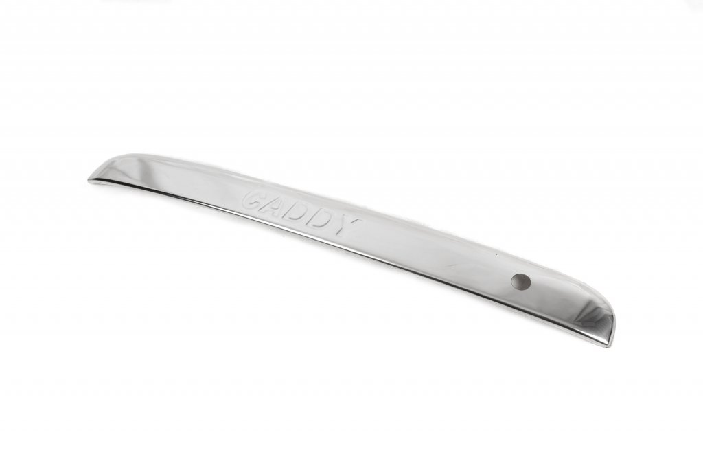 Chrome trim above license plate (2-door, stainless steel) for Volkswagen Caddy 2004-2010 - image 10