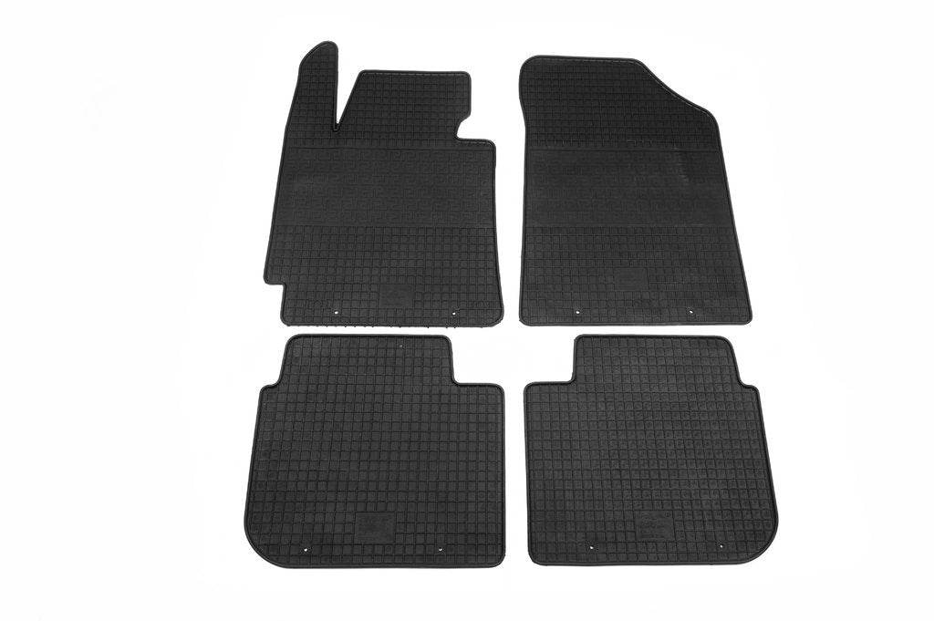 Rubber mats (4 pieces, Polytep) for Kia Cerato 3 2013-2018 - Reelken Auto