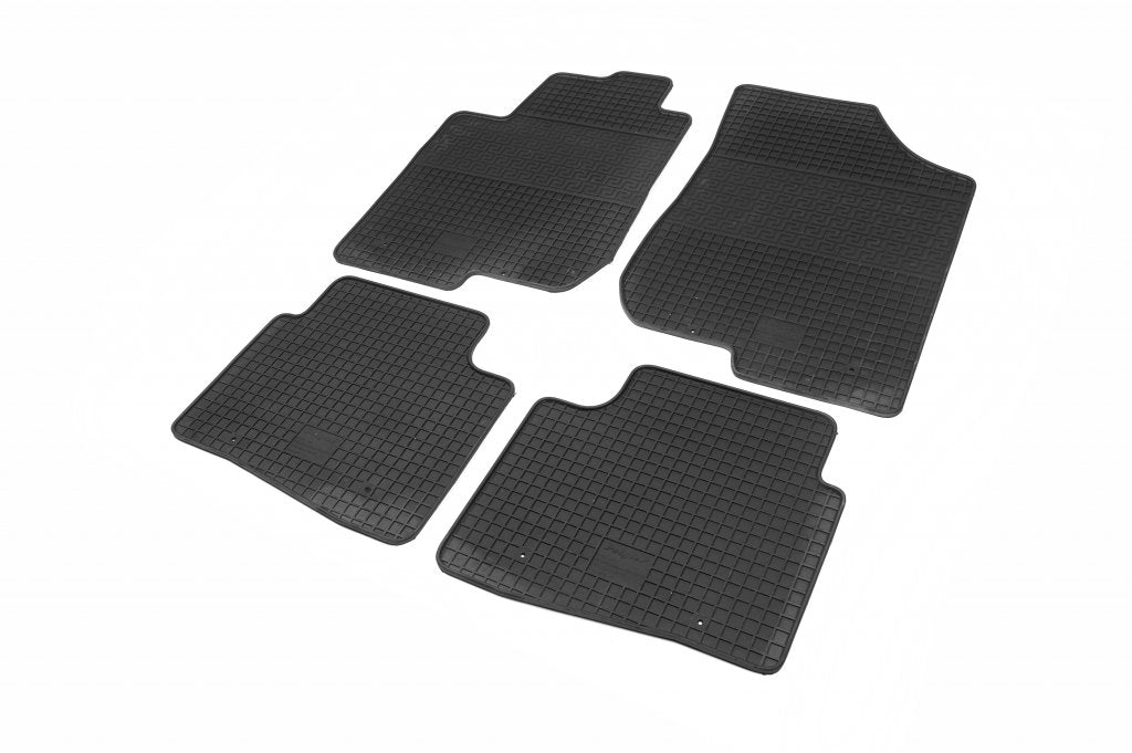 Rubber Floor Mats (4 pcs, Polytep) for Kia Cerato 2 2010-2013 - image 1