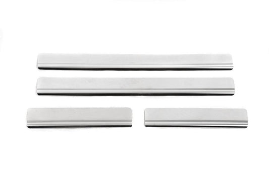 OmsaLine threshold pads (stainless steel) for Toyota Corolla 2013-2019 - Reelken Auto