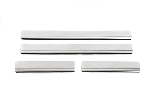 Door Sill Protectors OmsaLine Stainless Steel for Toyota Corolla 2013-2019 - image 1