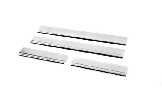 OmsaLine threshold pads (stainless steel) for Toyota Corolla 2013-2019 - Reelken Auto