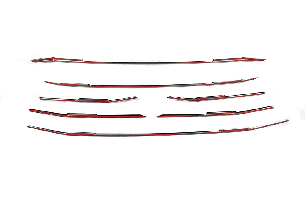 Chrome Grille Covers (Stainless Steel) for Ford Custom 2023- - image 5