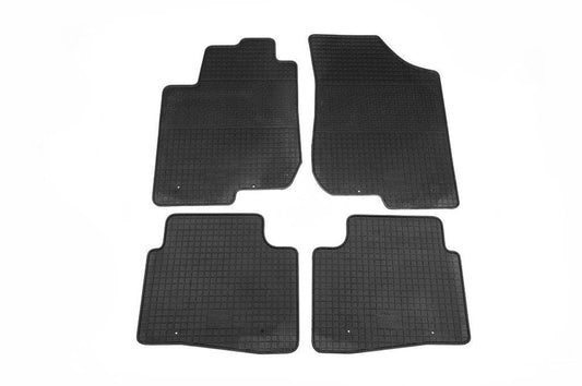 Rubber mats (4 pieces, Polytep) for Kia Cerato 2 2010-2013 - Reelken Auto