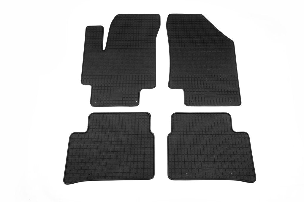 Rubber Floor Mats (4 pcs, Polytep) for Hyundai Accent 2006-2010 - image 2