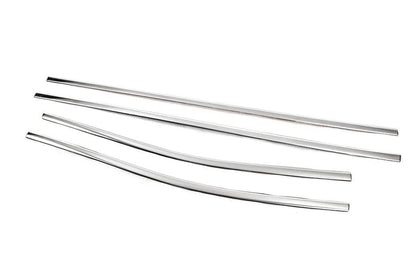 Lower edging of windows (4 pcs., stainless steel) for Mercedes X class - Reelken Auto
