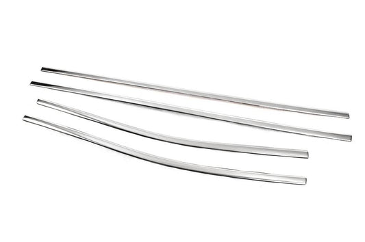 Lower edging of windows (4 pcs., stainless steel) for Mercedes X class - Reelken Auto