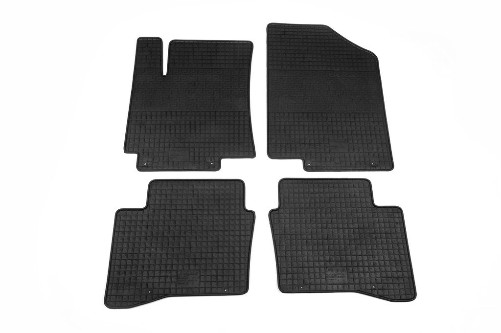 Rubber Floor Mats (4 pcs, Polytep) for Hyundai Accent 2011-2017 - image 2