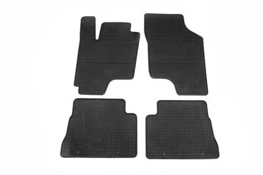 Rubber mats (4 pcs, Polytep) for Hyundai Getz - Reelken Auto