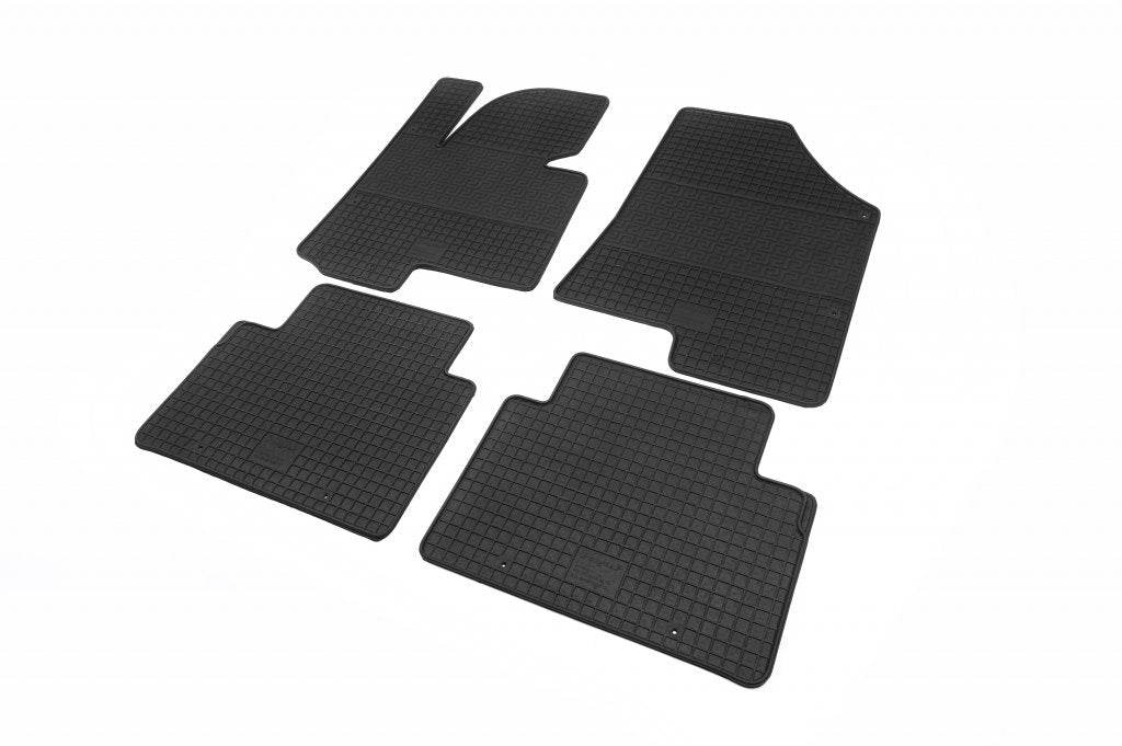 Rubber mats (4 pieces, Polytep) for Hyundai IX-35 2010-2015 - Reelken Auto