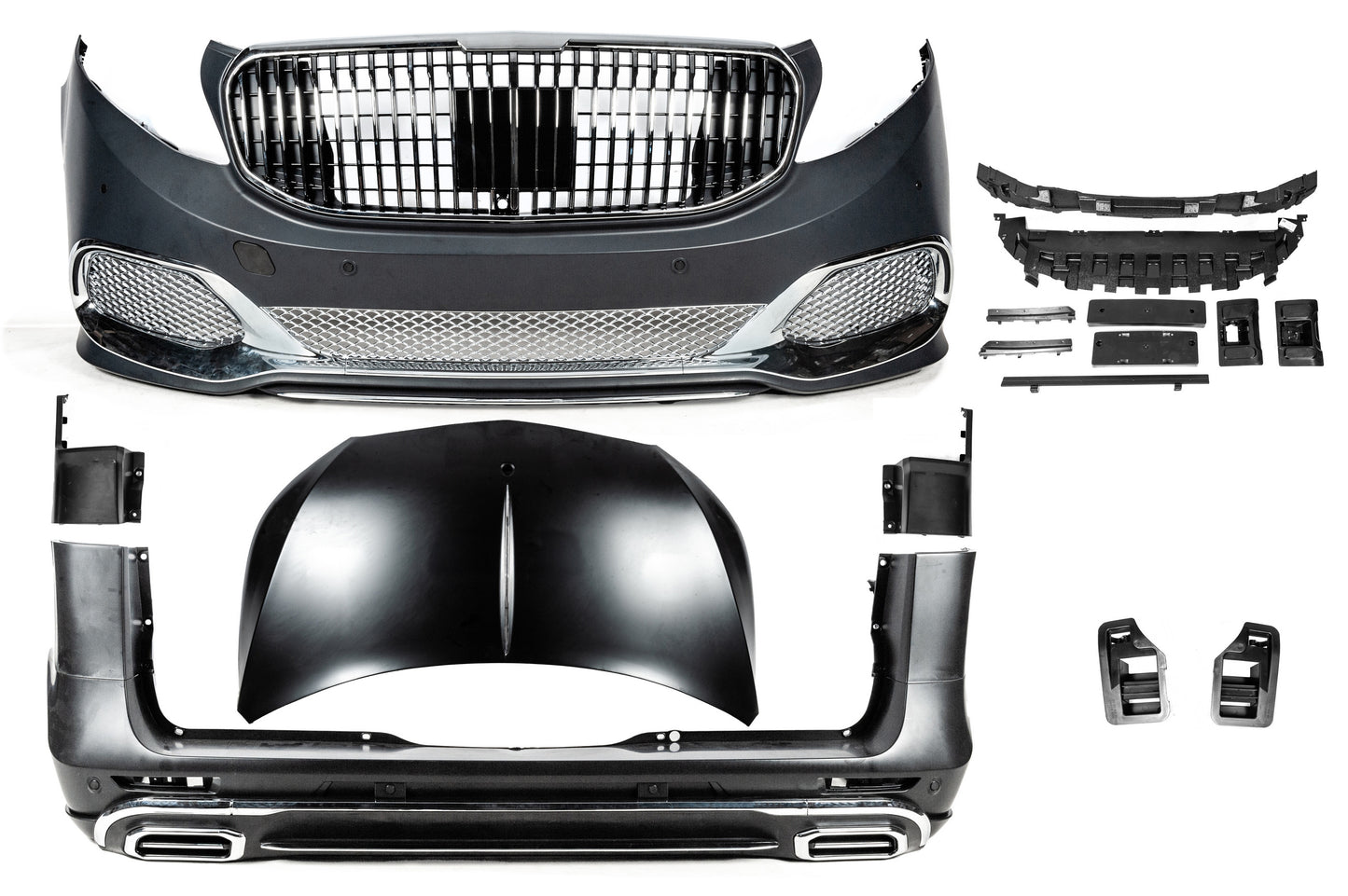 Body Kit Set (Maybach Type-X223, with Hood) for Mercedes Vito/V-class W447 2014- - image 1