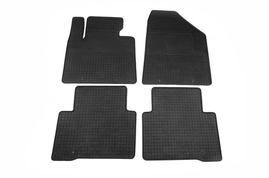 Rubber mats (4 pieces, Polytep) for Hyundai Santa Fe 3 2012-2018 - Reelken Auto