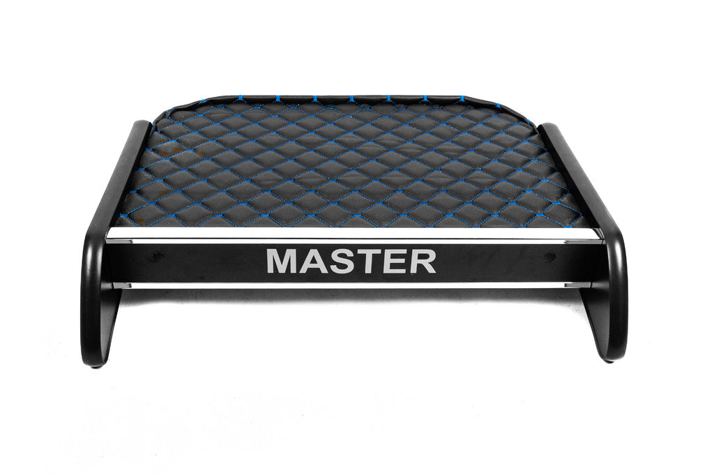 Dashboard Shelf (Black with Blue Stitching) for Renault Master 2011-2023 - image 1