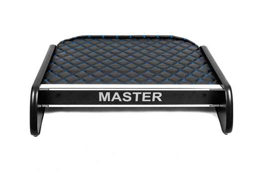 Dashboard Shelf (Black with Blue Stitching) for Renault Master 2011-2023 - image 1
