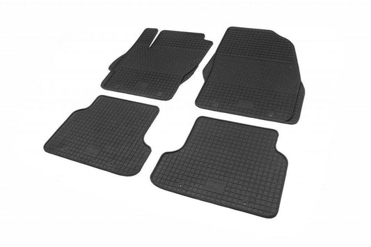 Rubber mats (4 pieces, Polytep) for Ford Focus II 2008-2011 - Reelken Auto