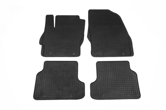 Rubber mats (4 pieces, Polytep) for Ford Focus II 2005-2008 - Reelken Auto