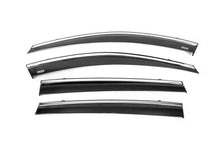 Window deflectors with chrome trim (4 pcs, Niken) for Toyota Rav 4 2013-2018 - image 1