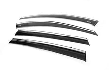 Window deflectors with chrome trim (4 pcs, Niken) for Toyota Rav 4 2013-2018 - image 2