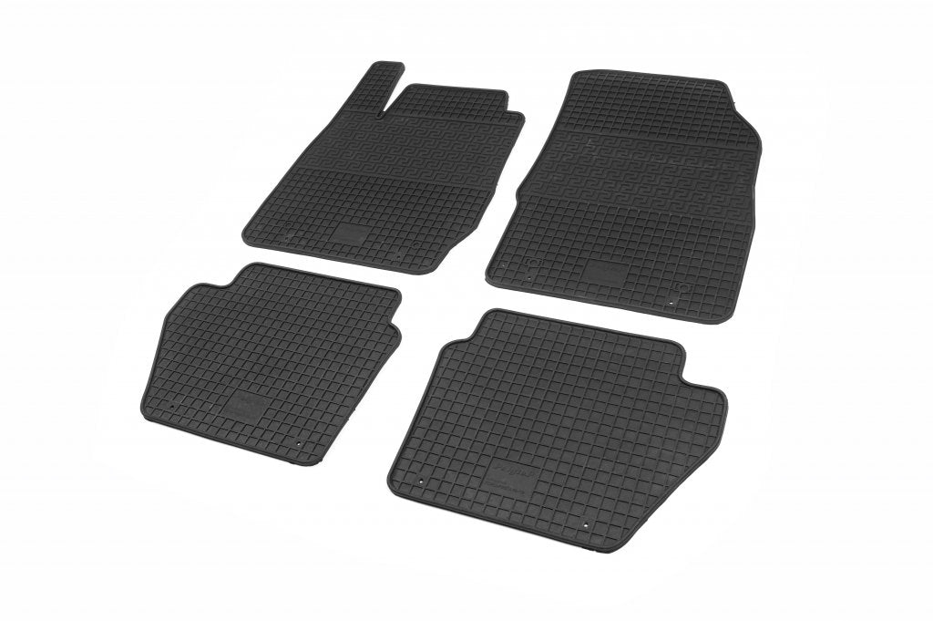 Rubber Floor Mats (4 pcs, Polytep) for Ford Fiesta 2008-2017 - image 1