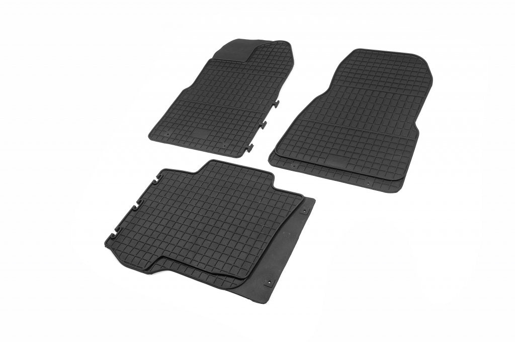 Rubber Floor Mats (3 pcs, Polytep) for Ford Transit 2014- - image 1
