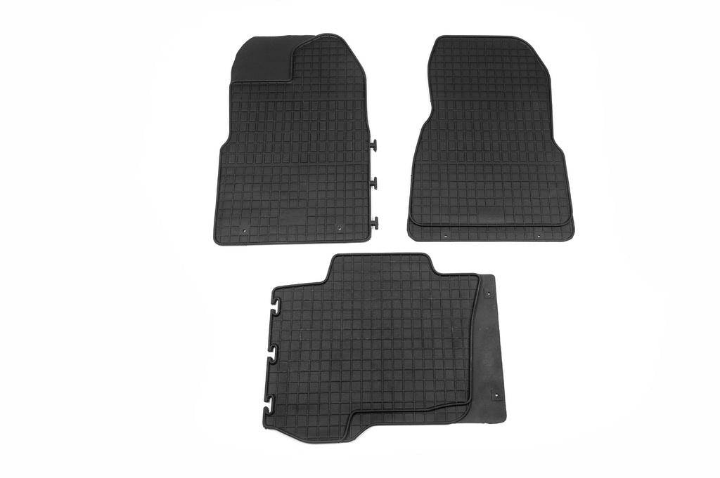 Rubber mats (3 pcs, Polytep) for Ford Custom 2013-2022 - Reelken Auto