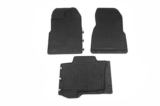 Rubber Floor Mats (3 pcs, Polytep) for Ford Custom 2013-2022 - image 2