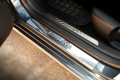 Interior door sill protectors OmsaLine (2 pcs, stainless steel) for Renault Megane IV 2016-2025 - image 2