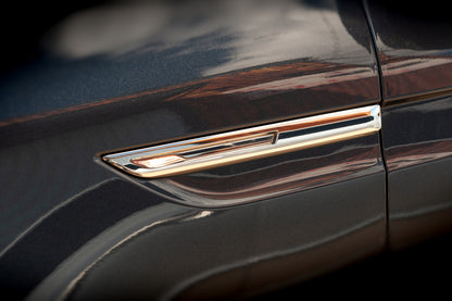 Chrome Turn Signal Covers 2016-2020 (2 pcs, Stainless Steel) for Renault Megane IV 2016-2025 - image 1