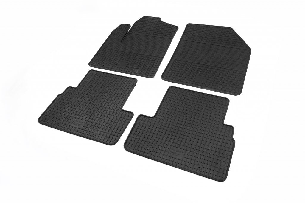 Rubber Floor Mats (4 pcs, Polytep) for Ford Connect 2006-2009 - image 1
