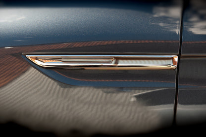 Chrome Turn Signal Covers 2016-2020 (2 pcs, Stainless Steel) for Renault Megane IV 2016-2025 - image 2