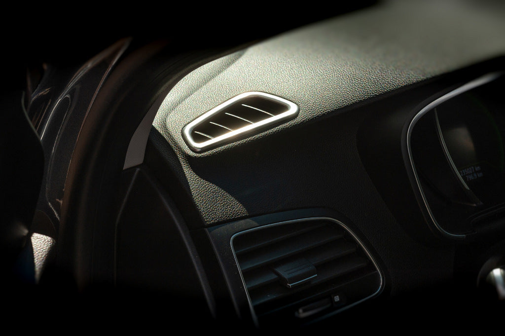 Interior Air Vent Cover (2 pcs, Stainless Steel) for Renault Megane IV 2016-2025 - image 3