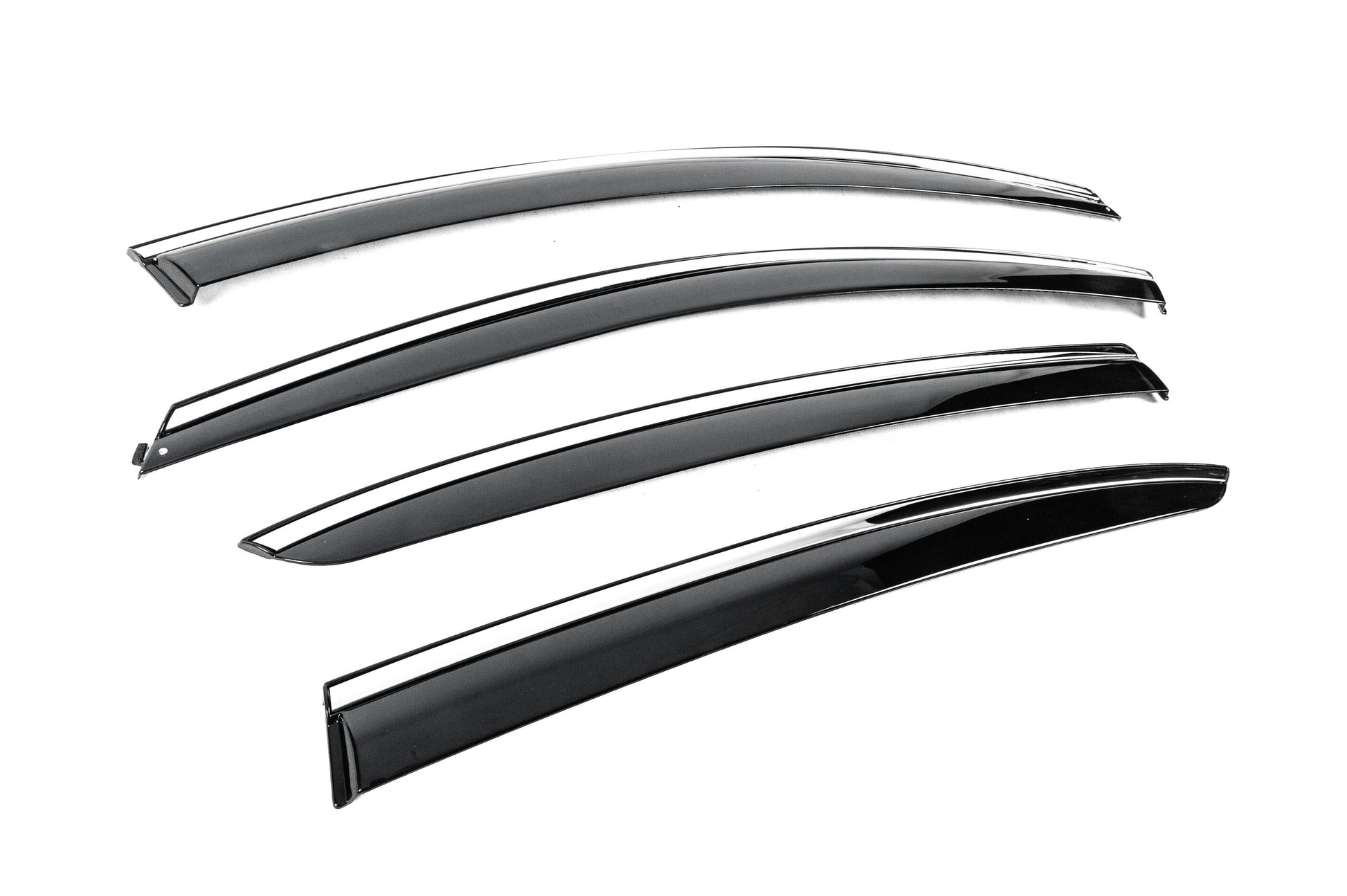 Window Deflectors with Chrome Trim Niken Luxury (SD, 4 pcs) for Renault Megane IV 2016-2025 - image 3