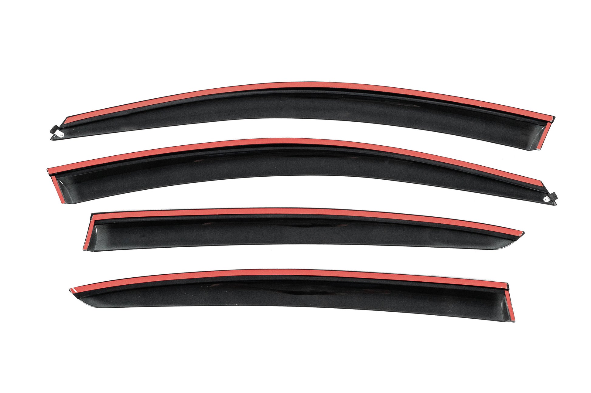 Window Deflectors with Chrome Trim Niken Luxury (SD, 4 pcs) for Renault Megane IV 2016-2025 - image 4