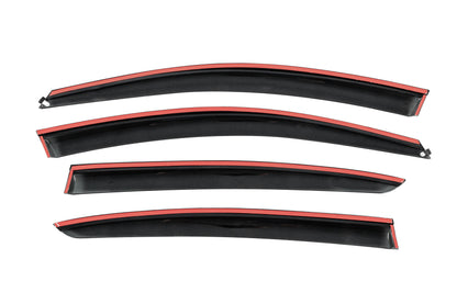 Window Deflectors with Chrome Trim Niken Luxury (SD, 4 pcs) for Renault Megane IV 2016-2025 - image 4