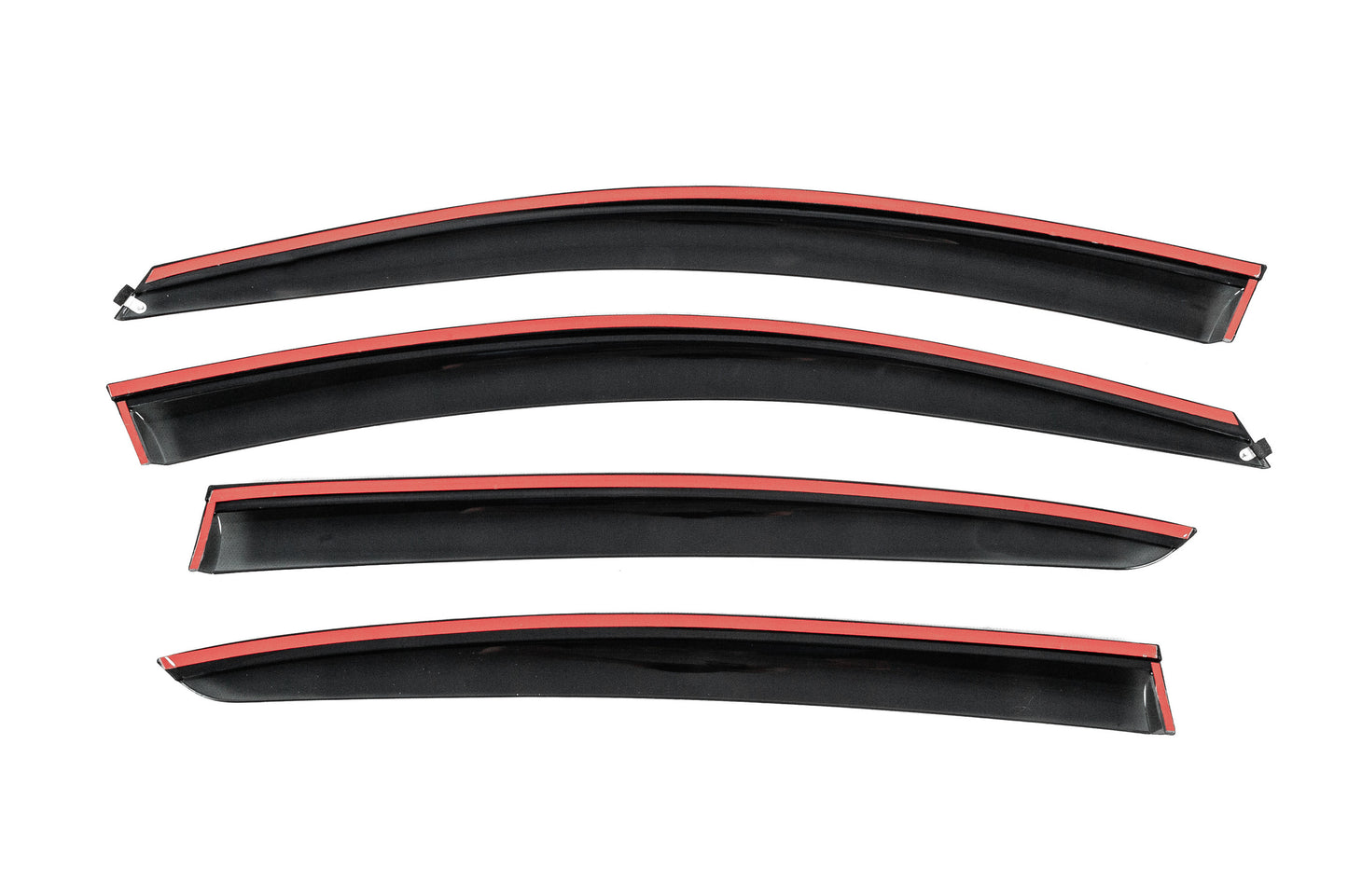 Window Deflectors with Chrome Trim Niken Luxury (SD, 4 pcs) for Renault Megane IV 2016-2025 - image 4