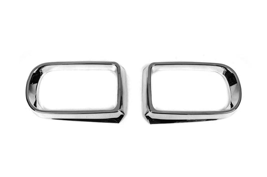 Mirror outline (2 pcs, plastic) for BMW 5 series E-39 1996-2003 - Reelken Auto