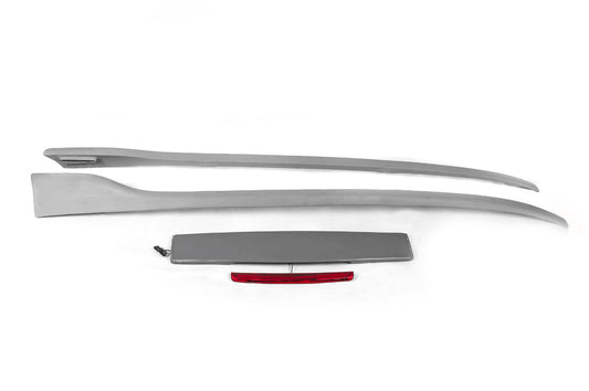 Roof rails with spoiler HRV-type (primed for painting) for Fiat Doblo I 2005-2010 - image 2