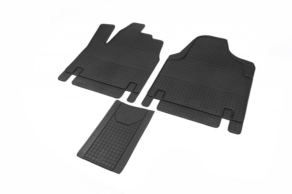 Rubber Floor Mats (3 pcs, Polytep) for Peugeot Expert 1995-2007 - image 1