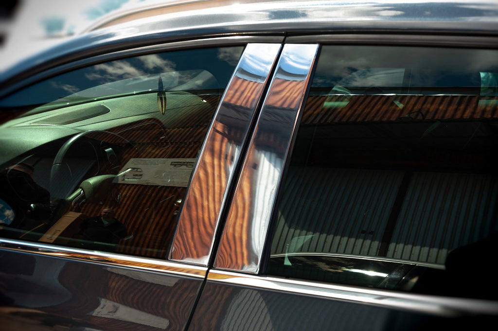 Stainless Steel Door Pillar Trim for Renault Megane IV 2016-2025 - image 1