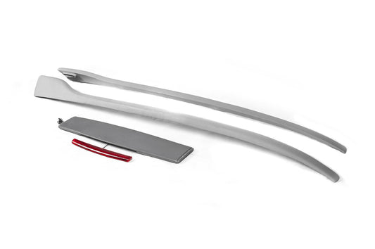 Roof rails with spoiler HRV-type (primed for painting) for Fiat Doblo I 2005-2010 - image 1