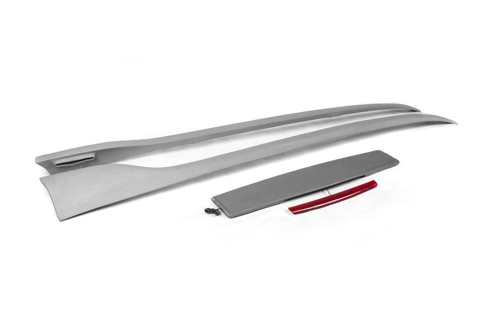 Roof rails with spoiler HRV-type (primed for painting) for Fiat Doblo I 2005-2010 - image 3