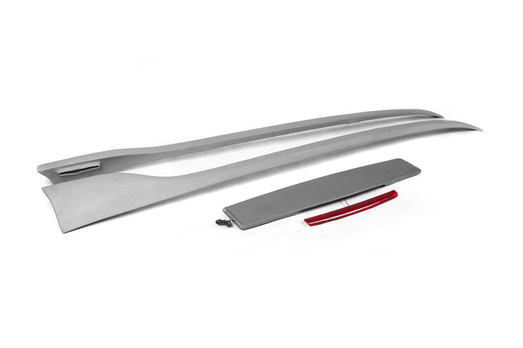 Roof rails with spoiler HRV-type (primed for painting) for Fiat Doblo I 2001-2005 - image 4